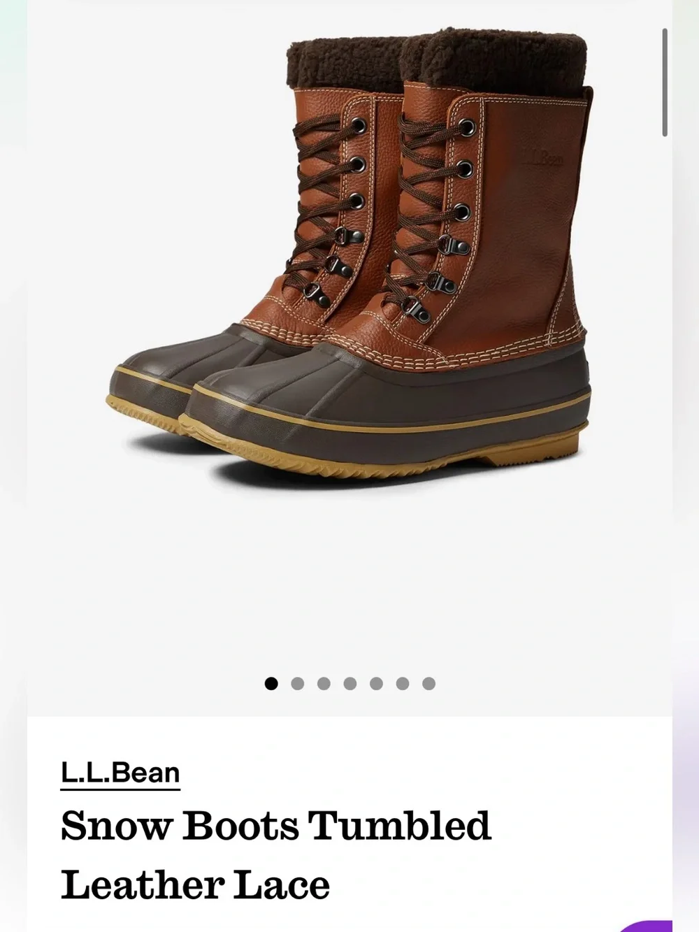 〰️ mens L.L.Bean boots, size 10